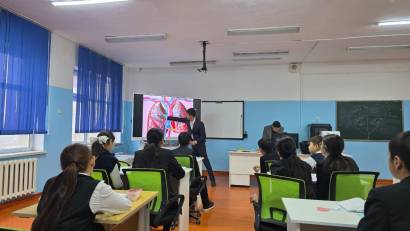  "Жаратылыстану" пән әдіс бірлестігінің айлық іс- шара аясында ашық сабақ!