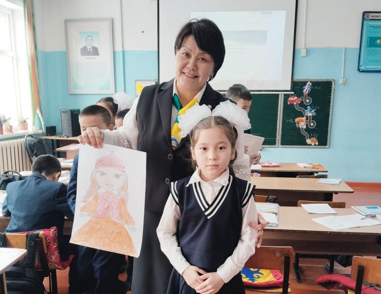 Ән өнері тақырыбында әдебиеттік оқу пәнінен ашық сабақ өтті