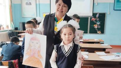 Ән өнері тақырыбында әдебиеттік оқу пәнінен ашық сабақ өтті