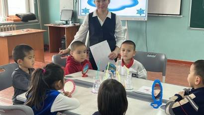 "Р" дыбысын сөздің басында машықтандыру» тақырыбында мазмұнды сабақ өткізді